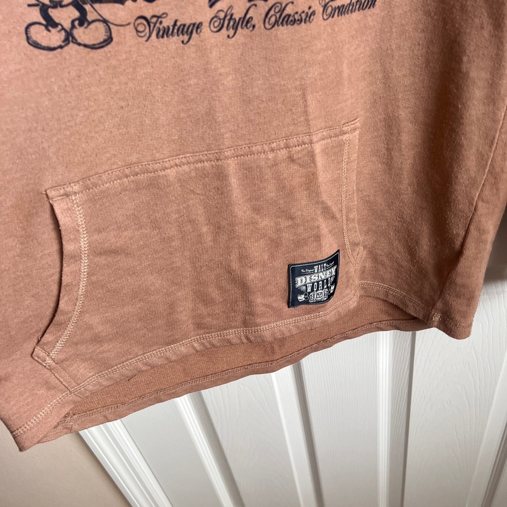 Disney Parks Walt Disney World Hoodie Mickey Mouse Graphic Pullover Ladies M - Picture 6 of 11